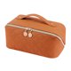 thumbnail image 3 of Bolsas de maquillaje de PU con bolsa de cosméticos de diamante con cremallera para viajes femeninos (marrón) Hugtrwg Cuidado Belleza, 3 of 8