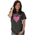 thumbnail image 3 of Chase Me Funny Valentines Day Joke Women's Graphic T Shirt Tees Brisco Brands M, 3 of 6