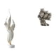thumbnail image 1 of Escultura de búho con plumas, estatua moderna de resina, colección de arte, artesanía, adorno de mesa, figura decorativa para chimenea, sala de estar,, 1 of 8
