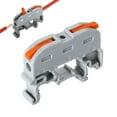 thumbnail image 5 of ZenCart 10Pcs KV121 Push-in Quick Terminal Block Din Rail Connector Universal Compact Fast Electrical Connector Stable Equipment Operation Terminal Block, 5 of 8