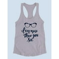 thumbnail image 3 of More Than You See Racerback Tank Women -Image by Shutterstock, Female XX-Large, 3 of 4