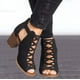 thumbnail image 2 of Sandalias de tacón alto Sandalias de mujer de tacón grueso estilo boca de pez versátiles y cómodas, 2 of 4