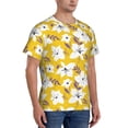 thumbnail image 5 of Rocae Lilies Flowers for Men's Moisture-Wicking Crew Tee - T-Shirt for Sports, Outdoor Activities, and Casual WearXX-Large, 5 of 9