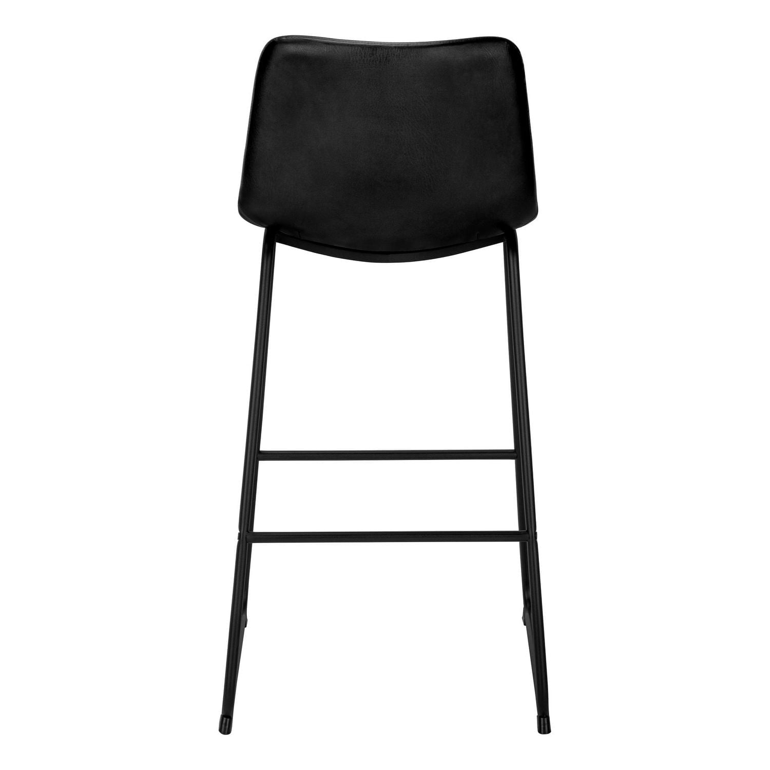 Monarch Specialties Office Chair, Bar Height, Standing, Computer Desk, Work, Pu Leather Look, Metal, Black, Contemporary, Modern