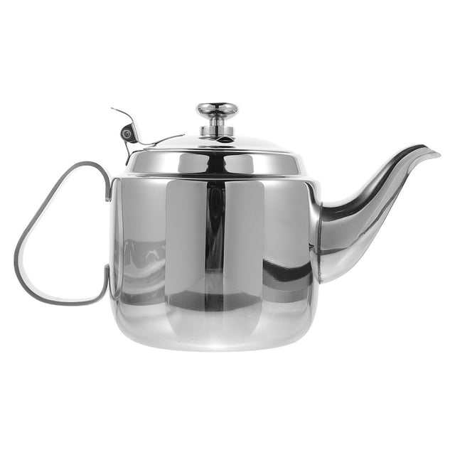 EeaseCA 1pc Practical Drainer Kettle Stainless Steel Tea Kettle Water Bottle for Restaurant