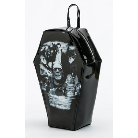 - Universal Monsters Gothic Monster Collage PVC Coffin Backpack by Rock Rebel