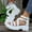 White, variant on Sandals for Women 2025, Xunlbb Fashion Women Solid Casual Beach Summer Slippers Plus Size Sandals Shoes(Black,Size:35)