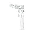 thumbnail image 3 of ANGARA Natural Scattered Diamond Princess Tiara Ring in 14K White Gold for Women (Size-2mm| Color-H| Clarity-SI2) | April Birthstone, Anniversary, Jewelry Gift for Women | Natural Diamond Ring, 3 of 9