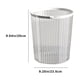 thumbnail image 3 of RKSTN trash can Transparent Trash Can For Home Living Room Kitchen Toilet Bathroom Bedroom Office With Pressure Ring Waste Bin., 3 of 6