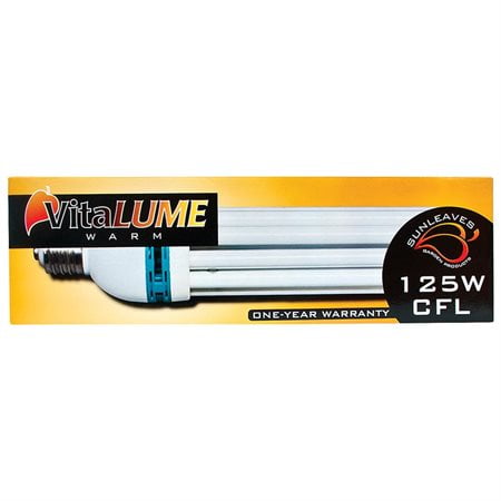

Sunleaves Vitalume Compact Flourescent 125 Watt Warm Bulb