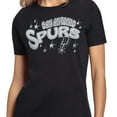 thumbnail image 3 of Women's Starter Black San Antonio Spurs Fireworks T-Shirt, 3 of 3