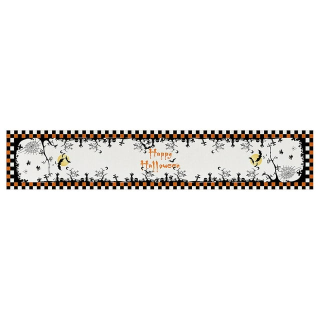 Halloween Tablecloth Linen Table Decoration for Home Holiday Party Decoration