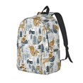 thumbnail image 1 of Balery Winter Forest Animals Mochila Clásica Impresa Básica para Viaje, Mochila Escolar Resistente al Agua, Mochila de Lona con Correas Ajustables-Small, 1 of 5