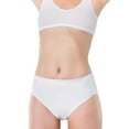 thumbnail image 3 of Women's Cotton Essentials Women's High Cut Brief Panty, 1 Pack, 3 of 6