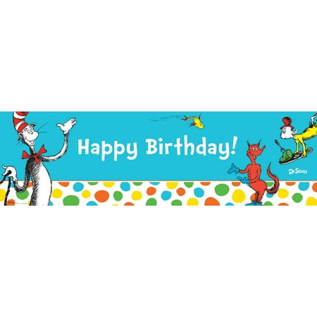 Dr. Seuss Favorites Happy Birthday Banner