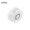 thumbnail image 3 of 4 Packs Round Bubble Level 12x6mm Mini Circular Bullseye Spirit Levels for Leveling Camera Tripod Telescope, White, 3 of 6
