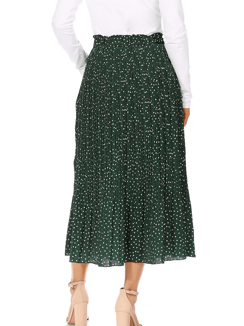スカート Random Pleated Maxi Skirt Random Pleated Maxi Skirt