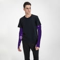 thumbnail image 4 of Fotbe Crystal Purple Snowflake Mangas para Brazos con Protección Solar UV- Cubrebrazos para Tatuajes – Mangas Deportivas Refrigerantes UPF 50 para Hombre y Mujer, 4 of 7