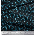 thumbnail image 3 of Soimoi Blue Heavy Canvas Fabric Bohemian Tie-Dye Print Fabric by the Yard 58 Inch Wide, 3 of 3