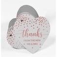 thumbnail image 3 of Inkdotpot Rose Gold Foil Paper Hang Tags Thanks From The New Wedding Favor Tags 50 Pieces, 3 of 6