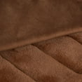 thumbnail image 2 of Bouclair Rust Cougar Faux Fur Throw 50x60 in (127x152 cm), 2 of 10