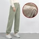thumbnail image 3 of Pantalones deportivos Harun de mujer con forro de cordero para otoño-invierno, gruesos, holgados, cálidos e informales, 3 of 5