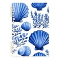 thumbnail image 3 of joogoo Spiral Journal Notebook Seashells Coral College Ruled Notebooks 8.3" x 5.7" 2 PCs, 3 of 8