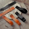 thumbnail image 4 of 8 Pcs PU Leather Wall Hooks Wall Hanging Straps Pu Leather Curtain Rod Holder Towel Holders for Wal, 4 of 5