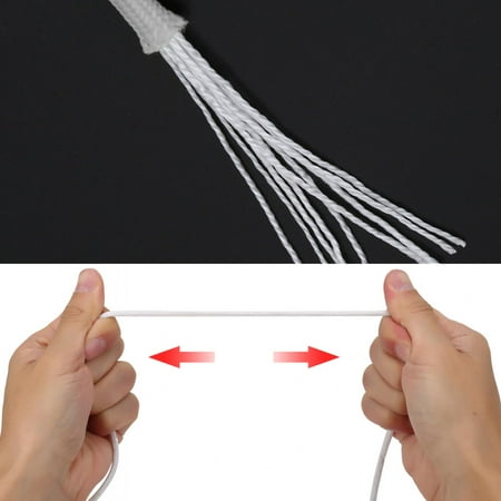 

Luminous Paracord Parachute Rope Luminous Paracord Cord Lanyard 9 Cores Outdoor Survival In The Dark Parachute Rope White