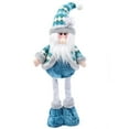thumbnail image 3 of CASAFUN Blue Sequin Gnomes Plush Swedish Tomte for Christmas Decorations, 19 inch Handmade Stuffed Gnome Xmas Holiday Decor, 3 of 4