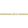 thumbnail image 4 of 10k Yellow Gold 3mm Rope Chain Necklace Pendant Charm, 4 of 9