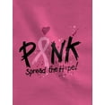 thumbnail image 2 of Tstars Womens Breast Cancer Awareness Shirts Spread the Hope Pink Ribbon Cancer Support Ribbon Cancer Awareness Apparel for Women Sweatshirt, 2 of 6