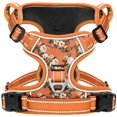 thumbnail image 1 of Arnés para perros HEELE sin tirones, ajustable, acolchado, naranja M, 1 of 5