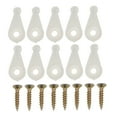 thumbnail image 5 of GOOHOCHY  20 Pcs Glass Cabinet Door Retainer Clips for Doors Fixing Hardware White, 5 of 8