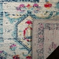thumbnail image 4 of SAFAVIEH Madison Gladys Floral Bordered Area Rug, Light Grey/Fuchsia, 5'3" x 7'6", 4 of 7