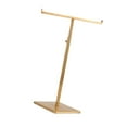 thumbnail image 2 of Tnarru Bag Display Stand Display Rack Nonslip Bottom Multifunctional Jewelry Necklaces Organizer for Closet Countertop Handbag Brushed Gold, 2 of 8