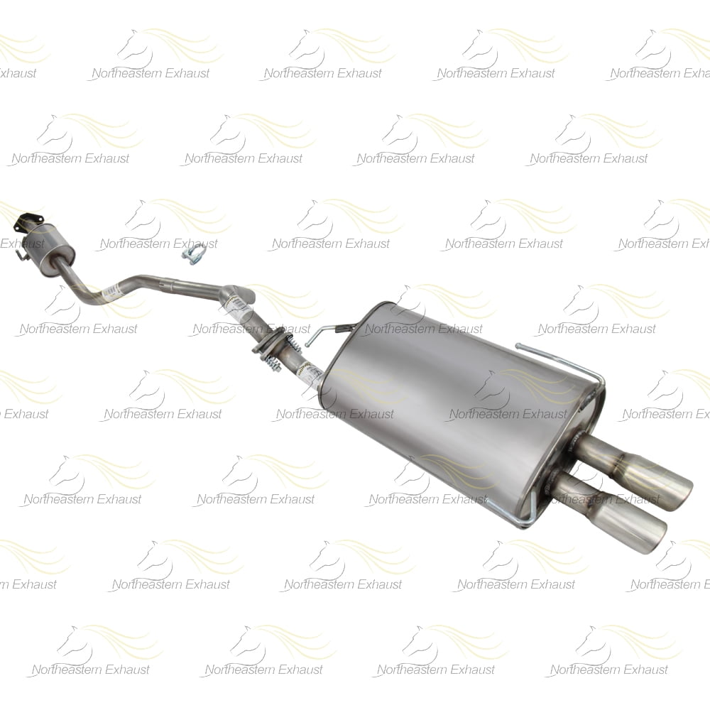 Northeastern Exhaust Resonator & Muffler Fits 2002-2006 Nissan Sentra 2.5L Sedan - Direct Fit | Stainless Steel System Kit
