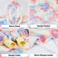 thumbnail image 3 of Catalonia Oversized Blanket Sweatshirt, Sherpa  Fleece Hoodie, Super Soft Warm Comfortable Pullover with Large Front Pocket for Boys Girls Teens Kids(7-13 yr), 3 of 8