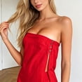 thumbnail image 4 of BOOMNY Womens Two Piece Shorts Set Solid Off Shoulder Tops Shorts Outfits Summer Casual Matching Sets, 4 of 6