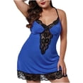 thumbnail image 1 of Pyjama Aguichant en Dentelle pour Femmes avec Bretelles, 1 of 8