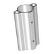 thumbnail image 5 of Soporte para varillas de toldo, tubo fijo para tienda de campaña, soporte para postes de tienda de campaña, tubo fijo reforzado Dia 25mm plata, 5 of 9