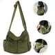thumbnail image 4 of Bolso bandolera de lona de gran capacidad para mujer., 4 of 7