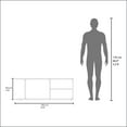 thumbnail image 4 of TV Furniture Barton Entertainment Center with Storage | White | Engineered Wood | Fits 50-59” TVs, 4 of 7