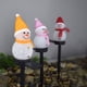 thumbnail image 2 of Luces de Piso de Muñeco de Nieve de Navidad Solar Luces Led Decorativas Muñeco de Nieve Azul Tomshoo Lámpara de césped, 2 of 7