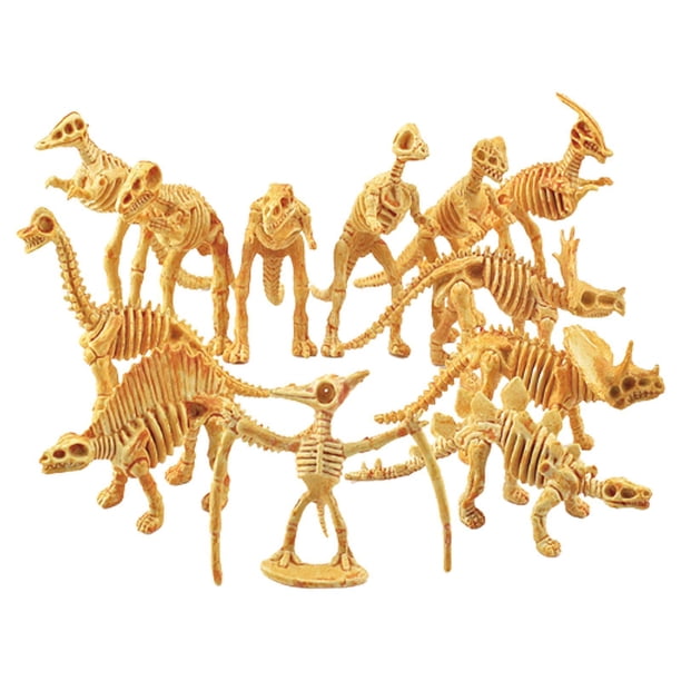 Mini Modelos Modelos Estructura Esqueletal Modelo Coleccionable 12pcs Decoración Arqueología Aprendizaje Triceratops E