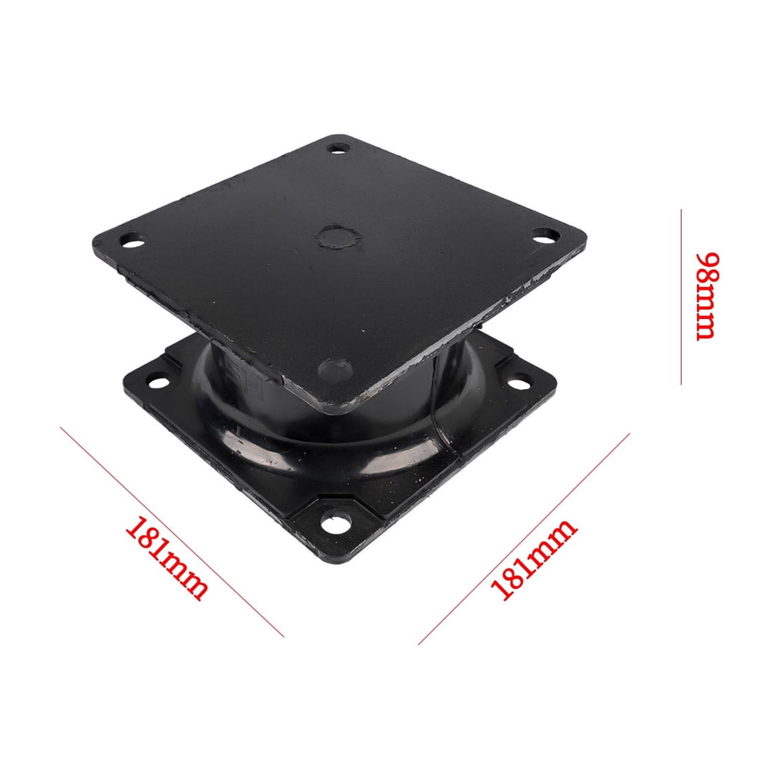 4 Pack Vibratory Plate Compactor Rubber Isolator Shock Mount Replacement for Bobcat PCF64 Stanley HS6000 HS6019 HS6100 HSX6 HS8000
