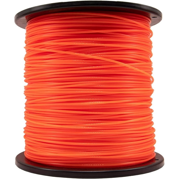 080 Trimmer Line Heavy Duty, 080 Weed Eater String, Commercial Grade Round 0.080 String Trimmer Line,Weed Eater String .080Inch-2000Ft-5Lb Fits Most of String Trimmers(Orange)