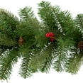 thumbnail image 5 of Northlight Real Touch™️ Noble Fir Commercial Christmas Garland with Berries - Unlit - 25' x 12", 5 of 8
