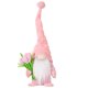 thumbnail image 5 of BESTYASH Delicate Pink Gnome Decor with Bushy Beard Suitable for Festival Decoration, 5 of 7