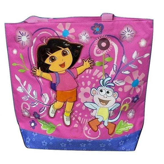 Dora The Explorer Tote Bag (16") - A Great Day To Explore!